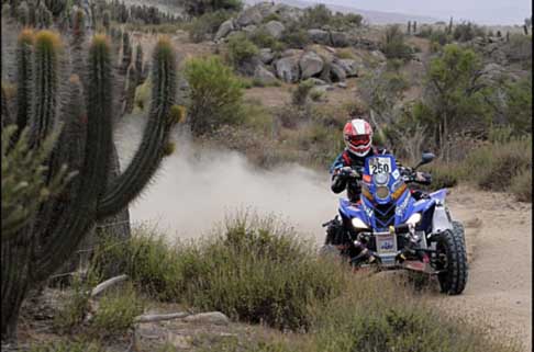 Dakar 2013 - Dakar 2013 Quad Yamaha di Marcos Patronelli che vince la Dakar width=
