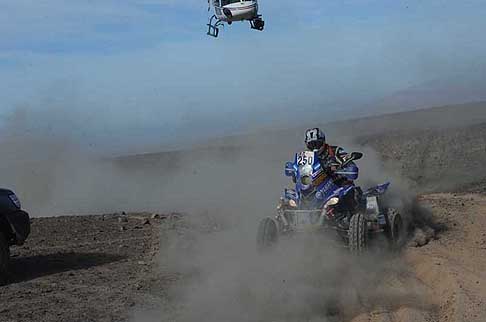 Yamaha - Dakar stage 8 - Alejandro Patronelli su Yamaha Raptor 700 leade della classifica provvisoria width=