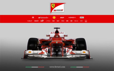 Ferrari - Sceglie il web la Ferrari, condizionata dalle difficili condizioni meteorologiche, per presentare la cinquantottesima monoposto, denominata F2012, riprendendo una tradizione ormai consolidata che associa il nome della vettura all’anno di costruzione..  width=