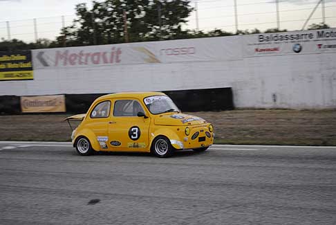 Microcar - Fiat 500 corse categoria Minicar con il pilota Licciulli Vito Flavio al Challenge del Levante di Binetto width=
