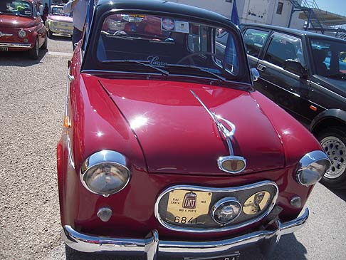 Fiat - Un’altra rarità , una Fiat 600 Canta del 1955, Berlina unico modello di auto storica circolante di 20 esemplari prodotti dalla Carrozzeria Canta di Torino width=