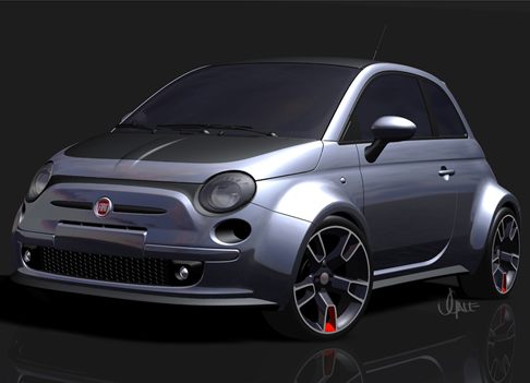 Fiat - Fiat 500 Concept versione tunning Mopar width=