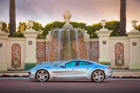 Fisker Automotive - 2012 Fisker Karma Silver Wind Static Side exterior vehicle width=