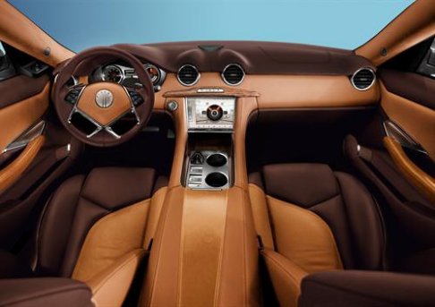 Fisker - Fisker-karma interni vettura della Bridge of Weir Leather Company width=