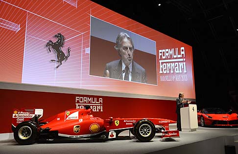 Ferrari - Montezemolo ha anche parlato degli investimenti della Ferrari per il futuro con una forza lavoro internazionale di 2.900 persone.  width=