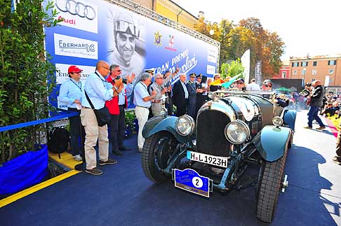 Auto storica - La prima vettura storica a partire da Mantova per il Gran Premio Nuvolari 2012 con Bentley 3 litre Speed Modell del 1923 width=