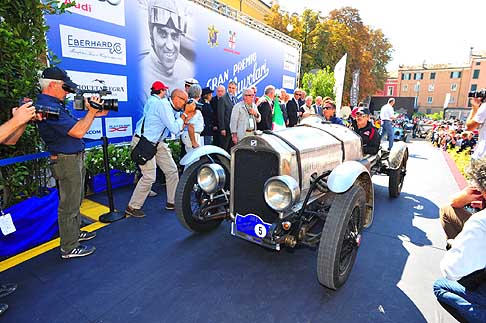 Auto storica - Prime partenza da Mantova del Gran Premio Nuvolari 2012 con la macchina storica Buick Speedster del 1924 width=