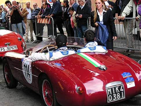 Ermini - Ermini 1100 Sport Barchetta del 1954 con il duo Terentyev al Gran Premio Nuvolari 2012 width=