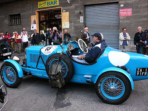 Hupmobile - Hupmobile Indianapolis del 1928 con il pilota Spagna e il copilota Romanini al Gran Premio Nuvolari 2012 width=