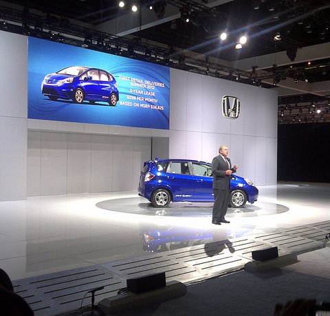 Honda - Honda Fit EV auto elettrica all´Auto Show di Los Angeles width=