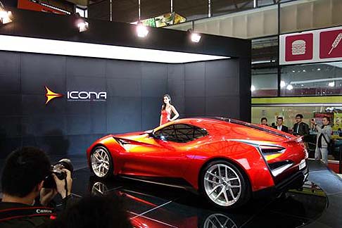 Icona - La seconda, sempre ibrida, utilizzerà un V12 con unità elettrica posizionata nella scatola del cambio.  width=