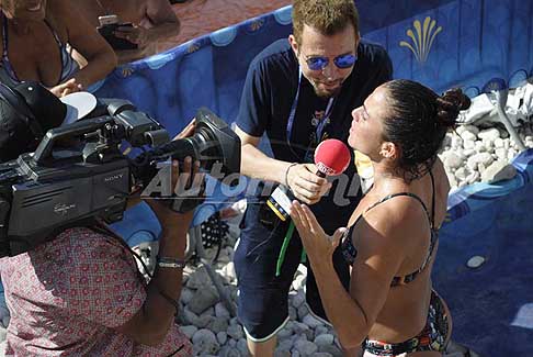 Red Bull Cliff Diving World Series 2017 - Intervista di Radio RDS all´atleta brasigliana Jaki Valente a Polignano a Mare al Red Bull Cliff Diving 2017