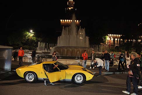 Lamborghini  - Le automobili storiche che seguiranno il percorso includono modelli come la 350GT (3), 400 GT (5), Miura (17), Espada (8), Jarama (2), Urraco (6), Countach (15), LM 002 (1), Diablo (21), Murcielago (36). width=
