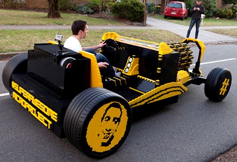 Super Awesome Micro Project  - Lego cars SAMP la vettura realizzata con i mattoncini Lego width=