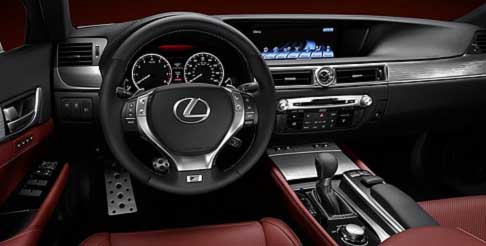 Lexus - Lexus GS 350 F Sport interni vettura lussuosi width=