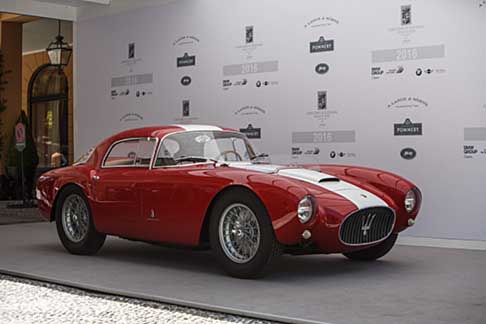 Maserati - La vettura debuttò al Salone di Parigi 1954 e del modello berlinetta ne furono realizzati solo quattro esemplari.
