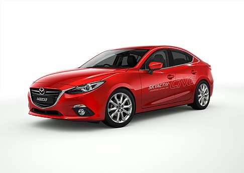 Mazda  - Lo stand dedicato al marchio Mazda mostrerà tutte le possibili versioni della nuova 3, proposta come auto “multi-solution”, in grado di rispondere alle più varie richieste della clientela, anche per quanto riguarda l’offerta di carburanti alternativi.  width=