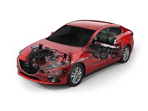 Mazda  - Per Mazda, la nuova 3 rappresenta il modello di punta nella gamma e lo dimostrano i dati sulle immatricolazioni, che superano il 30 % del volume globale di vendite della Compagnia. width=