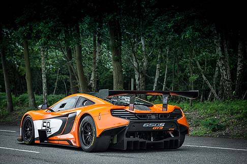 McLaren - Come il modello di riferimento, la 650S GT3 è dotata di un display digitale su misura, ispirato nel design a quello presente sulla monoposto da Formula 1. width=