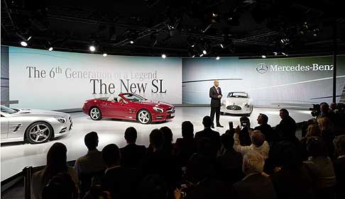 Mercedes-Benz - Press Day di Mercedes-Benz al Detroit Auto Show 2012 - the New SL width=