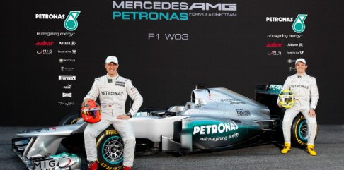 Mercedes - Svelata la nuova Mercedes W03 che correrà nella prossima stagione di Formula 1.  width=