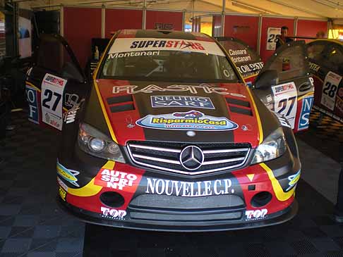 Ferrari Challenge - Mercedes Racing pilota Montanari a Vallelunga width=