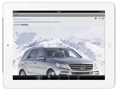 Mercedes-Benz - App MercedesNews per essere informati sul mondo Mercedes-Benz iPad landscape dettaglio news width=