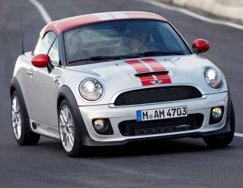 MIni - mini coupè vista frontale width=