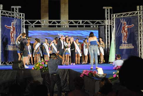 Miss Reggio Calabria - premiazione della fascia di Miss Venere del Mediterraneo ai Tesori del Mediterraneo 2012 width=
