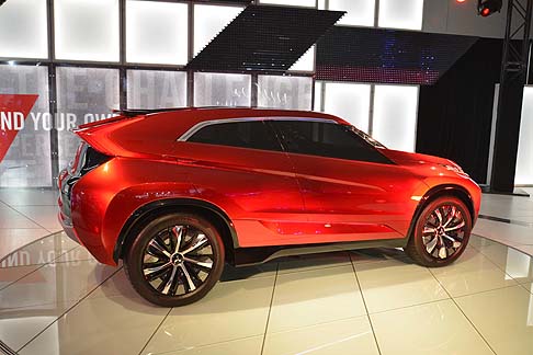 Mitsubishi - Il crossover è un veicolo non troppo distante da una possibile realizzazione in serie e si presenta come un SUV compatto sviluppato per esaltare il piacere di guida. width=