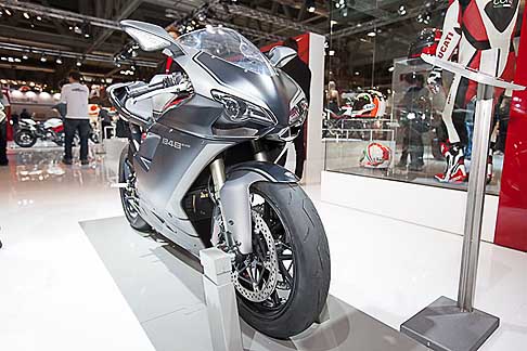 Ducati - Moto Ducati 848 superbike all´Eicma 2012 di Milano width=