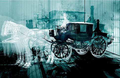 Museo - Museo dell´auto di Torino carrozza d´epoca width=