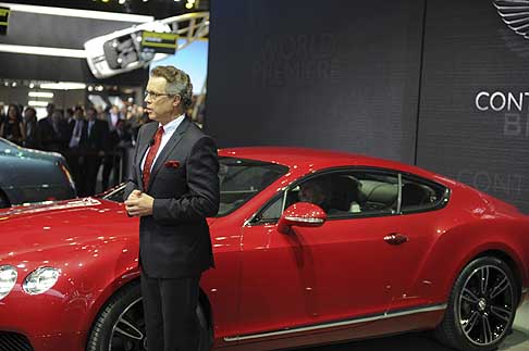 Bentley - La Nuova Bentley Continental GT V8 presentata da Wolfgang Durheimer al Detroit Auto Show width=