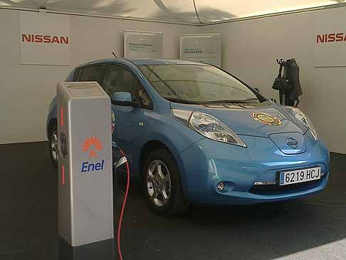 Nissan - MotechEco 2011 con l´elettrica Nissan Leaf width=