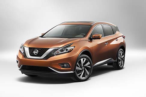 Nissan - Nissan Murano MY 2015 sarà disponibile al lancio con un motore V6 3.5 litri DOHC da 260 CV, abbinabile alla trasmissione Xtronic avanzata. width=
