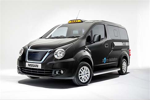 Nissan - Nissan NV200 taxi cab per Londra rientra in un progetto più ampio che Nissan ha dedicato alle flotte di taxi metropolitane e che include, oltre alla capitale inglese, anche New York, Barcellona e Tokio.  width=