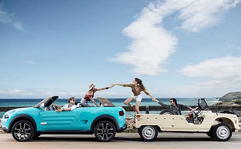 Citroen - Citroen Cactus M concept il concetto di base riporta alla memoria la celebre Citroen Mehari width=