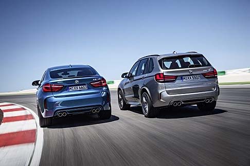 BMW - Le differenze tra le BMW X5 M e la BMW X6 M si notano nel profilo. width=