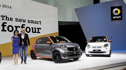 Smart - Nelle varianti passion e proxy le smart avranno di serie il volante multifunzione in pelle, strumentazione con display a colori da 3,5 pollici e sedili riscaldati. width=