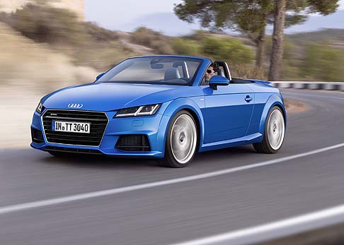 Audi - Il nuovo motore a 4 cilindri, sovralimentato e con iniezione diretta, eroga 180 CV a 5100 giri/minuto. width=