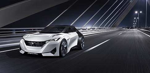 Peugeot - La coupè elettrica urbana Peugeot Fractal si appresta alla presentazione ufficiale nell’ambito della kermesse internazionale dedicata all’automotive di Francoforte. width=