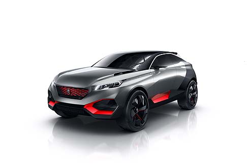Peugeot - Suv dal design avveniristico, ricco di appeal, Peugeot Quartz si prepara a dominare la scena tra i concept che saranno in vetrina a Parigi.  width=