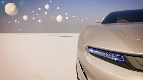 Pininfarina - Pininfarina Cambiano Concept dettaglio faro anteriore width=