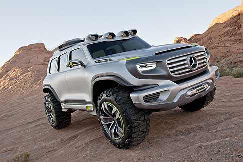 Mercedes - Possente fuoristrada futuristico Mercedes-Benz Ener G Force width=