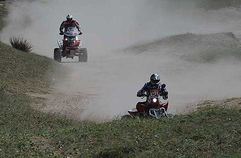 Yamaha - Dakar 2012 con i Quads 254 Declerck e il 255 Sonik width=