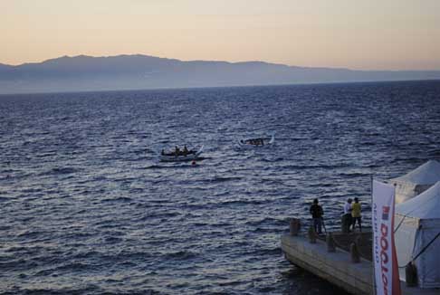 Reggio Calabria - Qualifiche gara regata a Reggio Calabria nello stretto di Messina width=