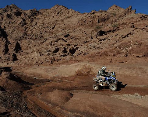 Yamaha - Dakar 2011 quadriciclo nelle terre dell'Argentina width=
