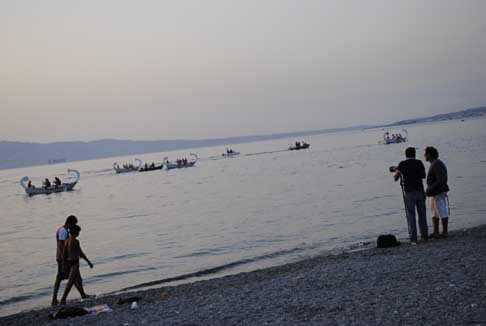 Reggio Calabria - Regata del Mediterraneo edizione 2012 finale gara e spiaggia a Reggio Calabria width=