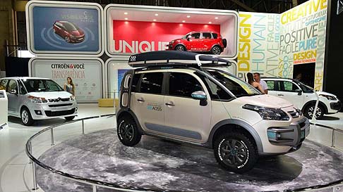 Citroen - Lo stand CITROËN del Salone di San Paolo offre varie show car progettati dal team Stile locale del marchio.  width=