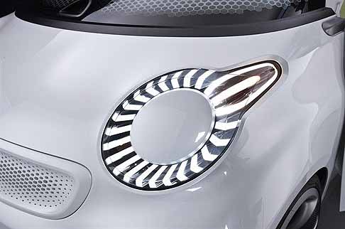 Smart - Smart Forspeed: dettaglio dei gruppi ottici sulla fanaleria anteriori con luci a led width=
